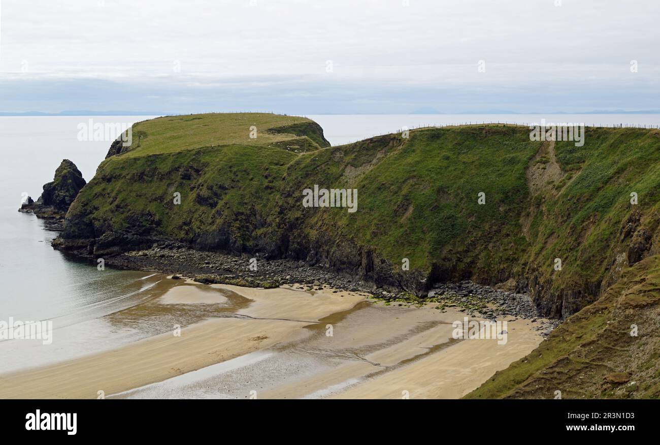 Wild Atlantic Way  Malin Beg Silver Beach Stock Photo