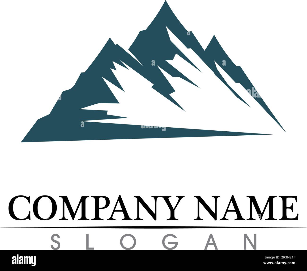 Mountain nature landscape logo and symbols icons template Stock Vector ...