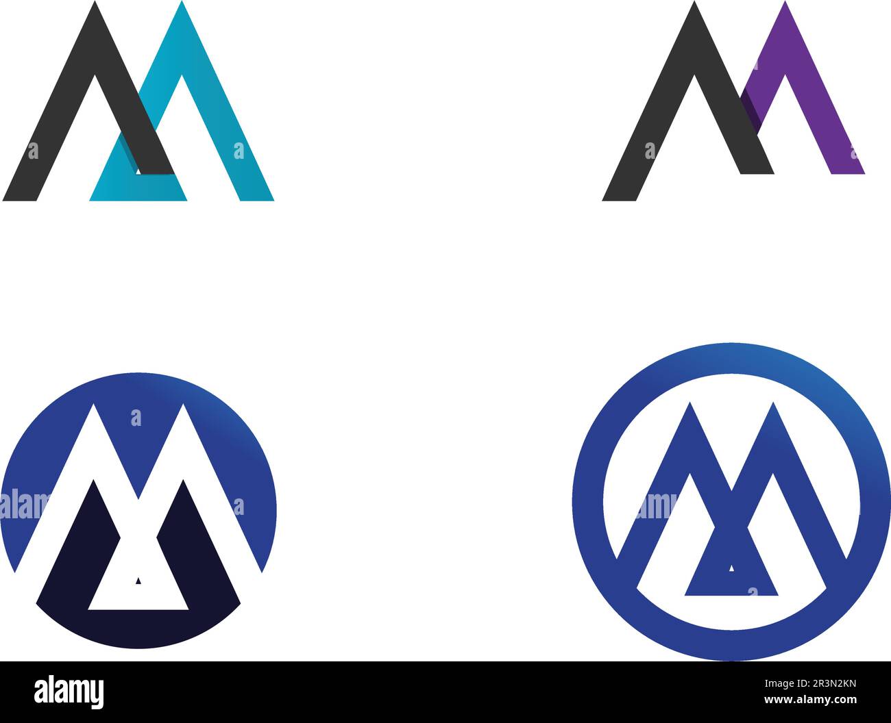 Letter M vector icons such logos Stock Vector Image & Art - Alamy