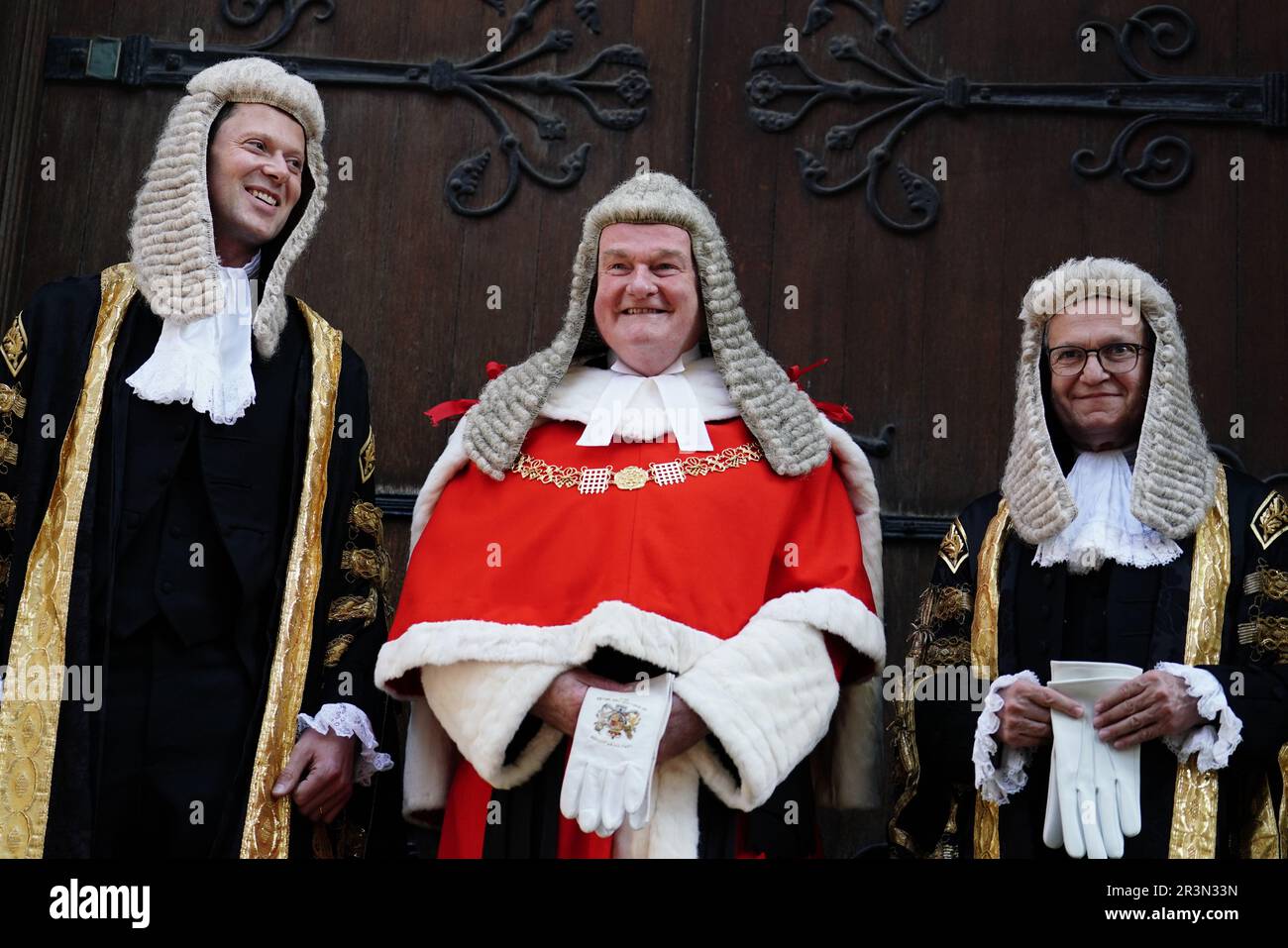 Secretary of State for Justice Alex Chalk (left) with Lord Chief