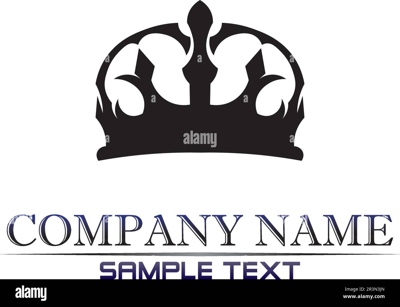 Crown Logo and king Template vector illustration Stock Vector Image ...