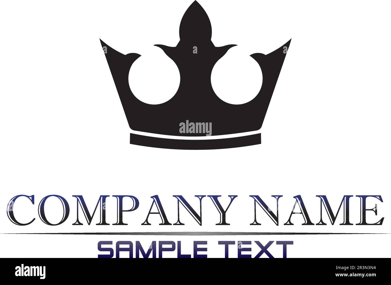 Crown Logo and king Template vector illustration Stock Vector Image ...