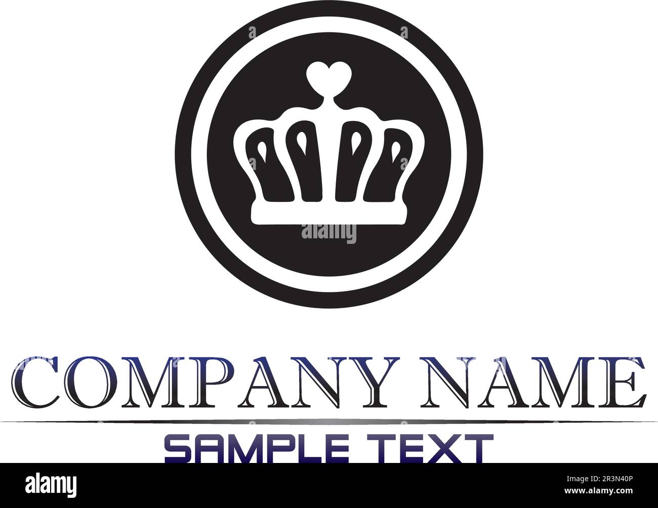 Crown Logo and king Template vector illustration Stock Vector Image ...