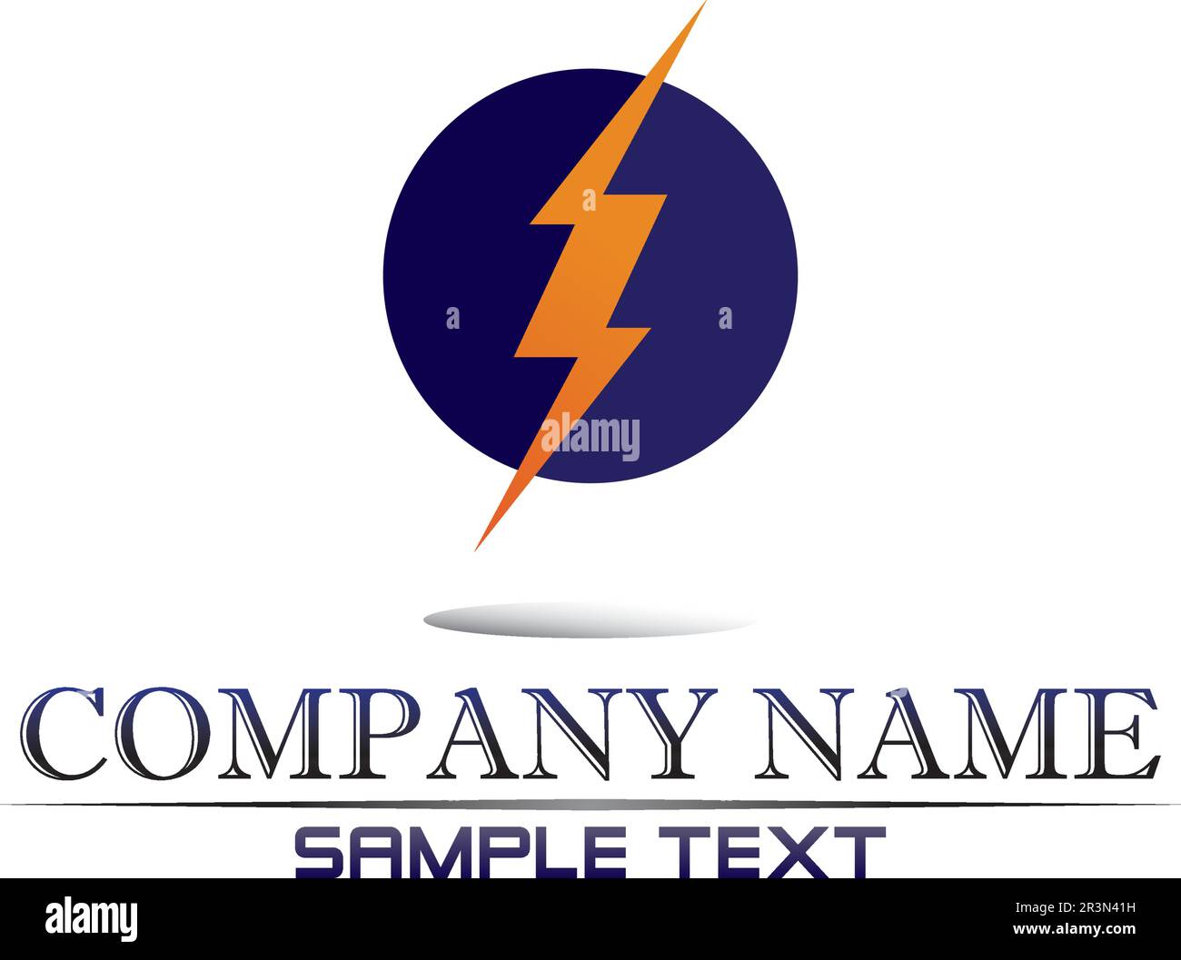 bolt electric Vector lightning icon logo and symbols Stock Vector Image ...