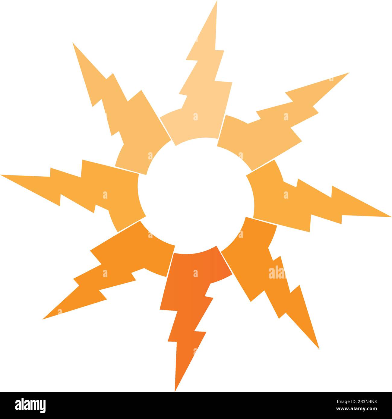 Sun logo and symbols star icon web Vector Stock Vector Image & Art Alamy