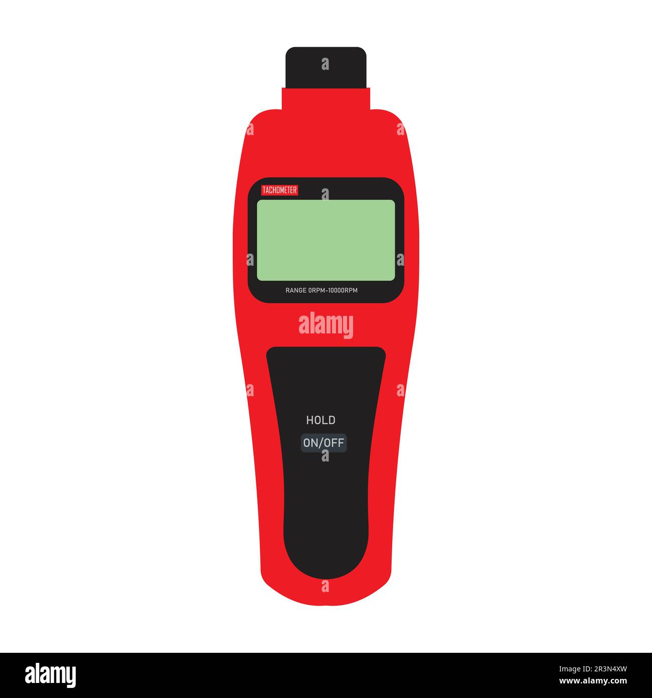 Tacometer Vector Vector illustration of tachometer isolated on white background Stock ...