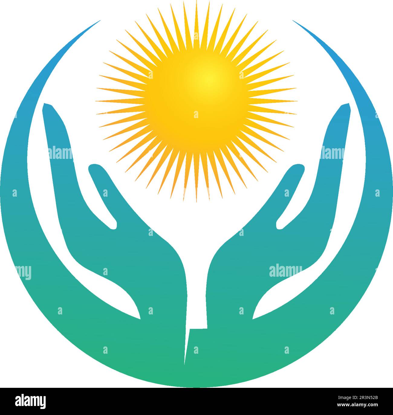 Hand and help vector logo and symbols template icons app Stock Vector ...