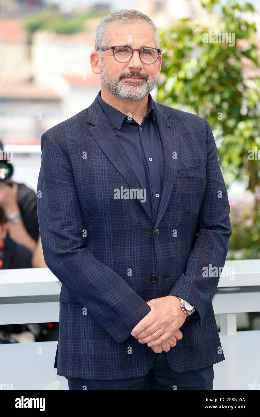 Steve Carell attends the 'Asteroid City' photocall during the 76th