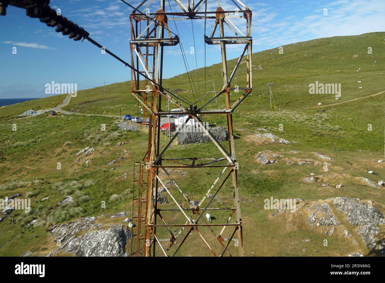 Dursey Island cable car Stock Photo