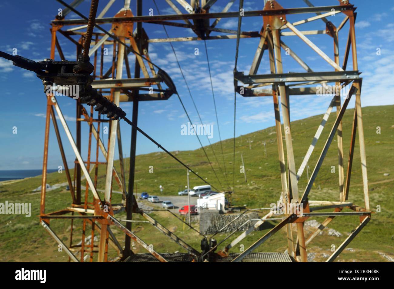 Dursey Island cable car Stock Photo