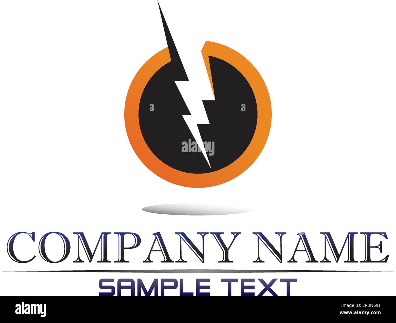 bolt electric Vector lightning icon logo and symbols Stock Vector Image ...