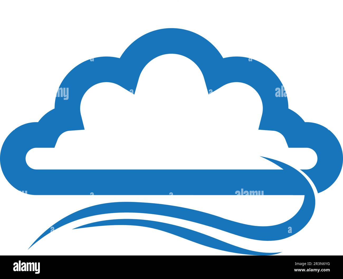 Cloud servers data logo and symbols icons Stock Vector
