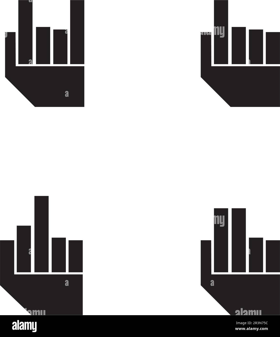 Hand and help vector logo and symbols template icons app Stock Vector ...