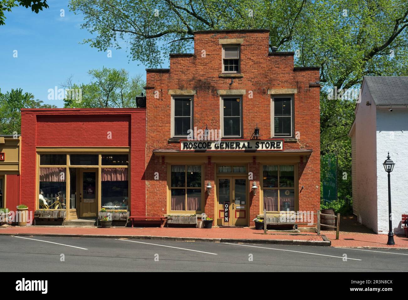 The Roscoe General Store is just one of several charming old businesses