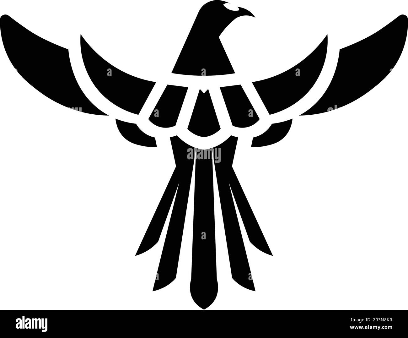 Falcon Eagle Bird Logo Template vector icon Stock Vector Image & Art