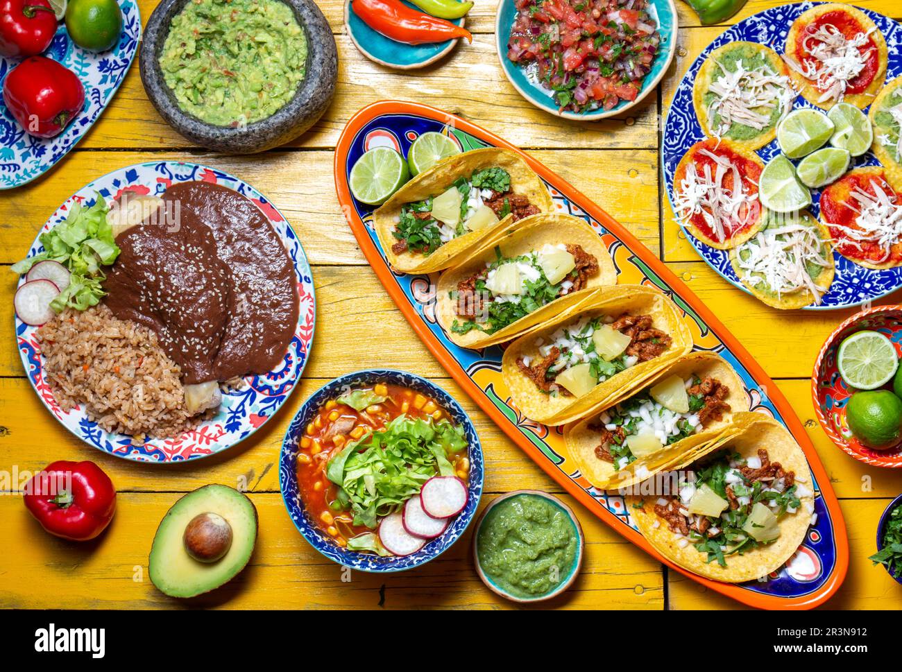 Mexican festive food for independence day independencia chiles en