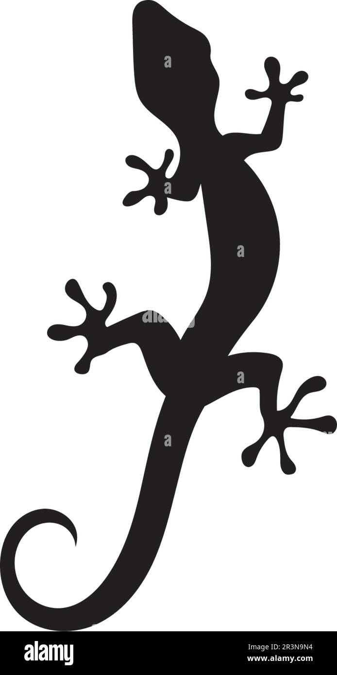 Lizard vector, design, animal, and reptile, gecko Stock Vector Image ...