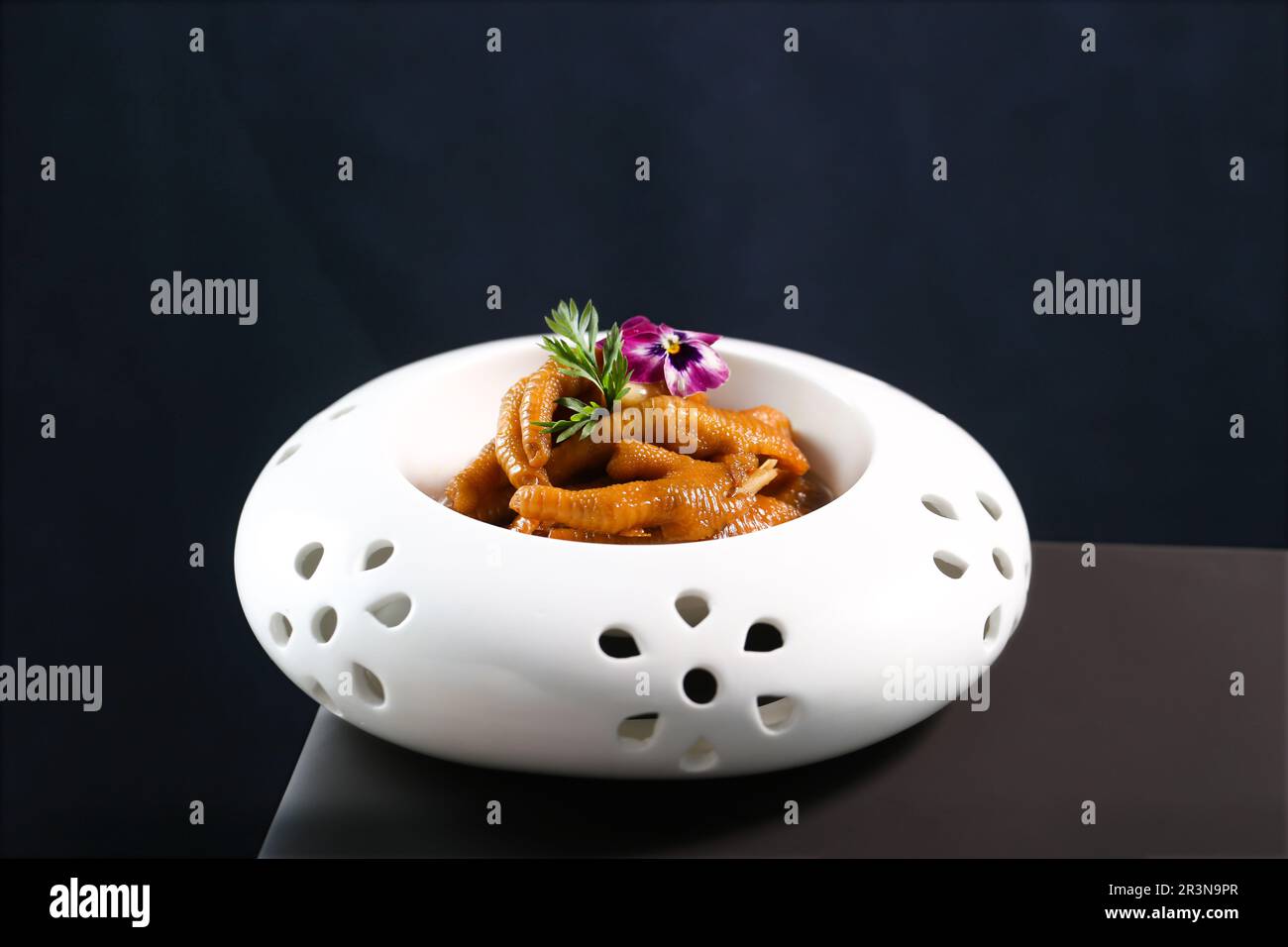 Chicken Feet in Vinegar Sauce Stock Photo Alamy
