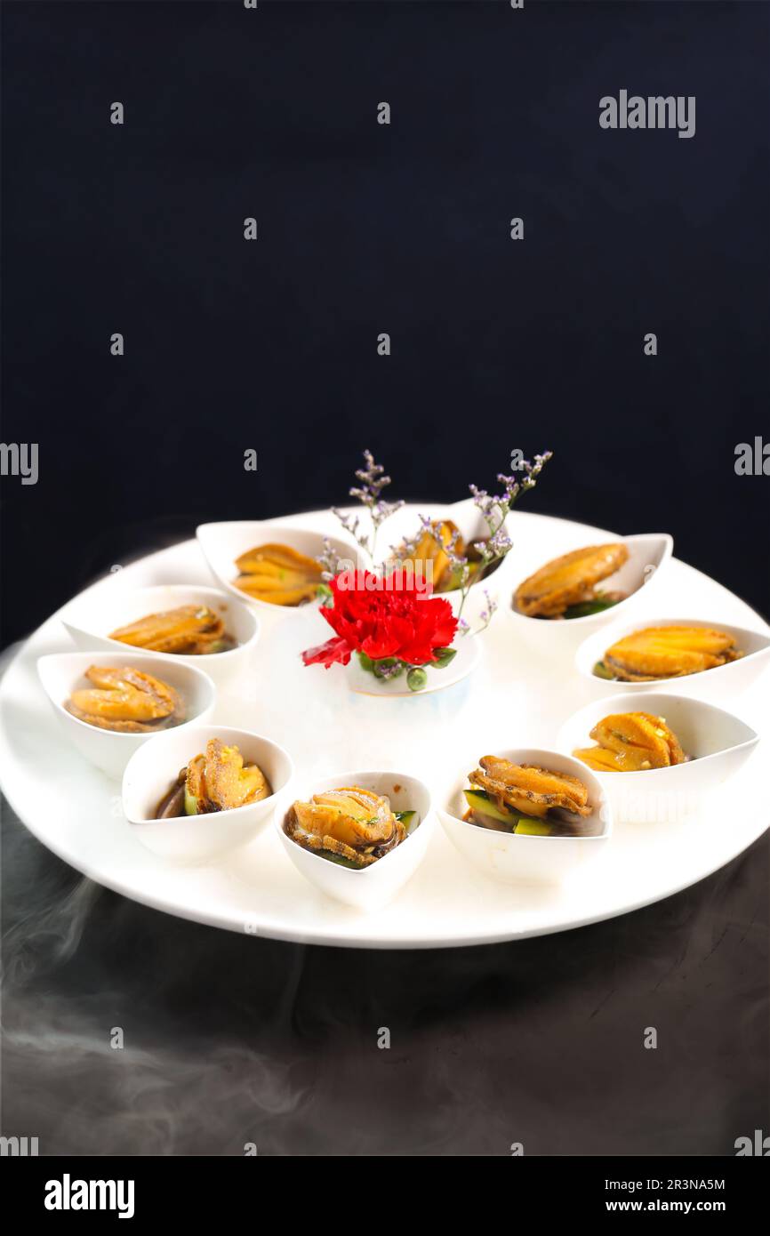 marinated Abalone in Soy Sauce Stock Photo Alamy