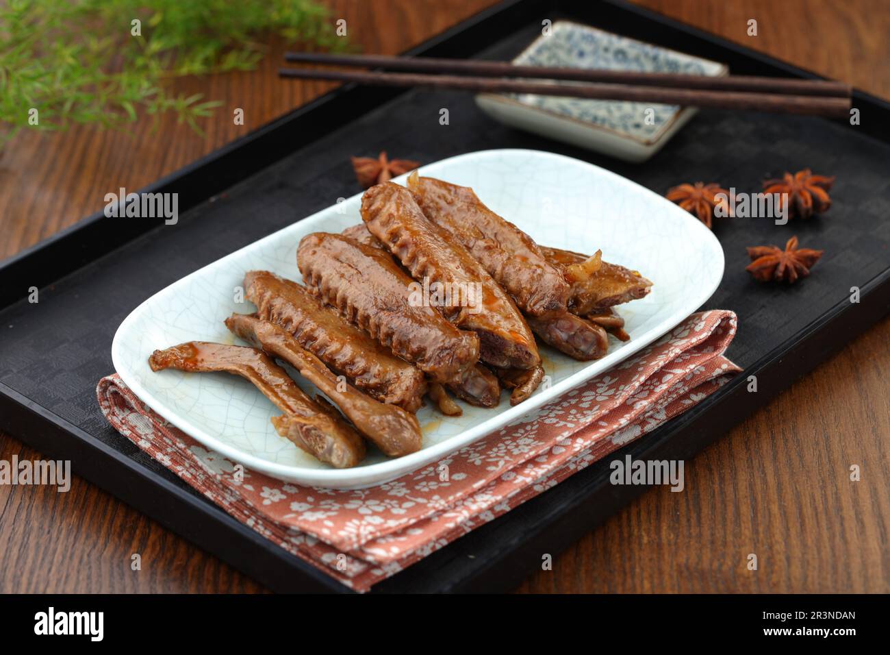 Marinated Duck Wings, Chinese food Stock Photo Alamy