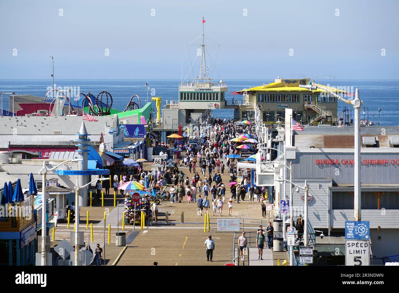 Pacific Ocean Park, Santa Monica Pier, State Beach, Santa Monica, Los ...
