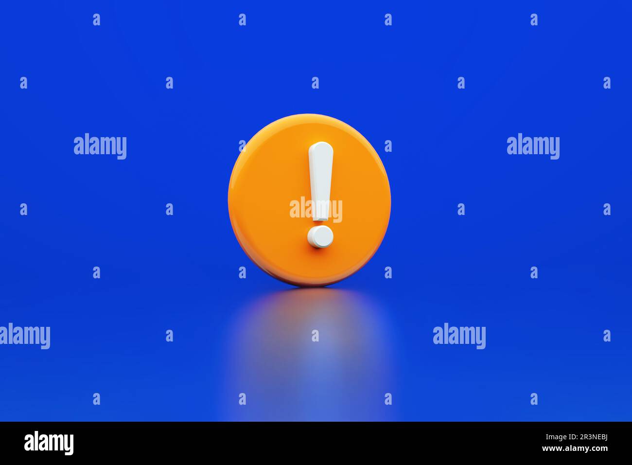 Exclamation mark symbol Stock Photo - Alamy