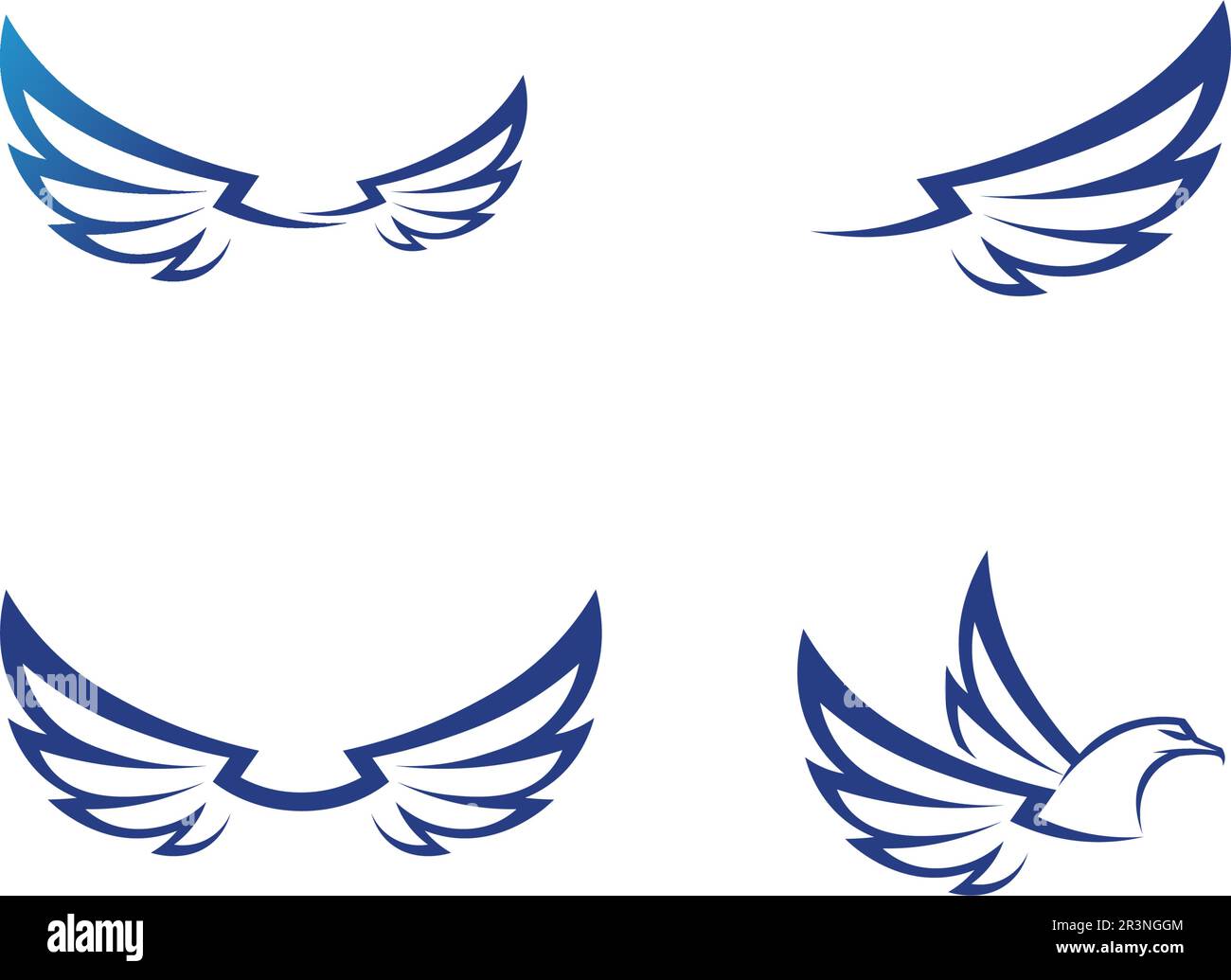 Soaring eagle vector vectors hi-res stock photography and images - Alamy