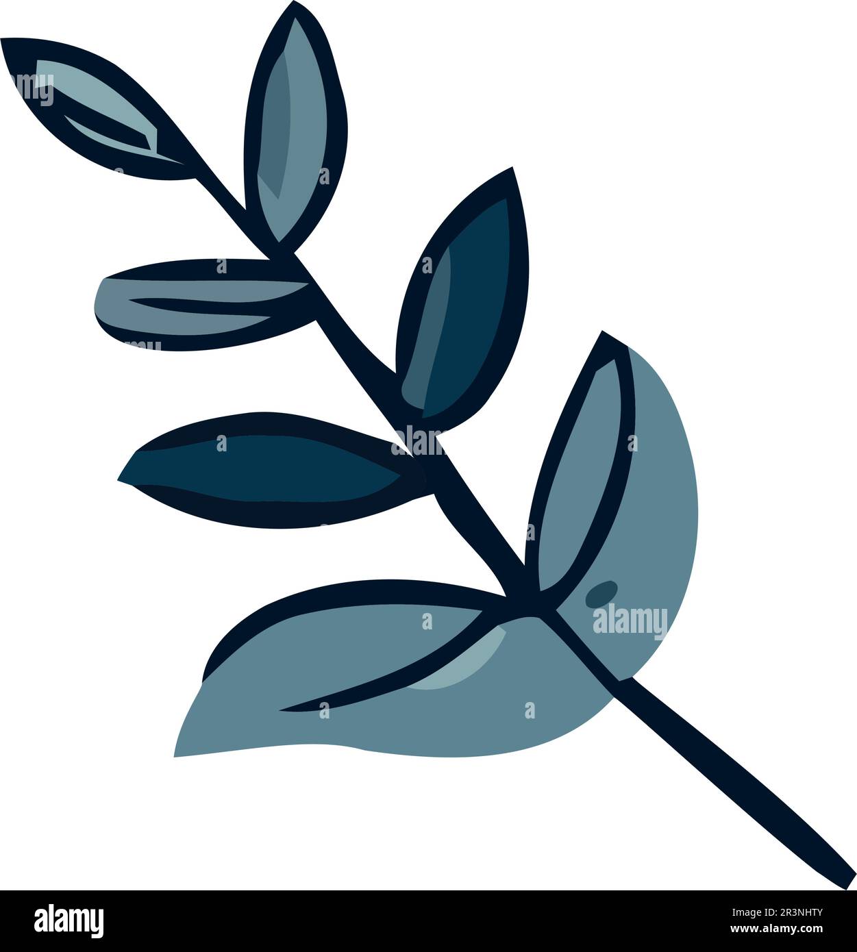 Green leaves symbolize the beauty of nature Stock Vector Image & Art