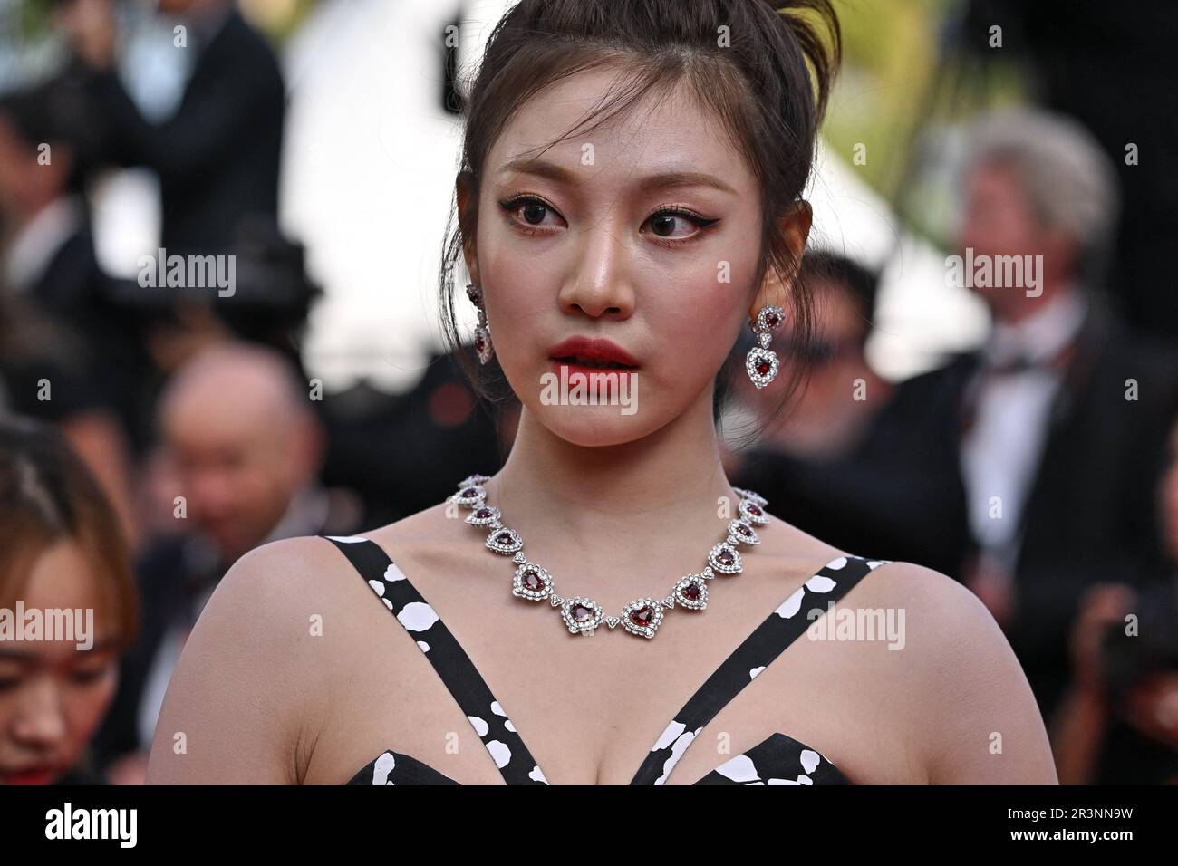 Cannes, France. 24th May, 2023. NingNing from Girl Group aespa at the premiere of the movie La Passion De Dodin Bouffant during 76th Cannes Film Festival in Cannes, France on May 24, 2023. Photo by Julien Reynaud/APS-Medias/ABACAPRESS.COM Credit: Abaca Press/Alamy Live News Stock Photo