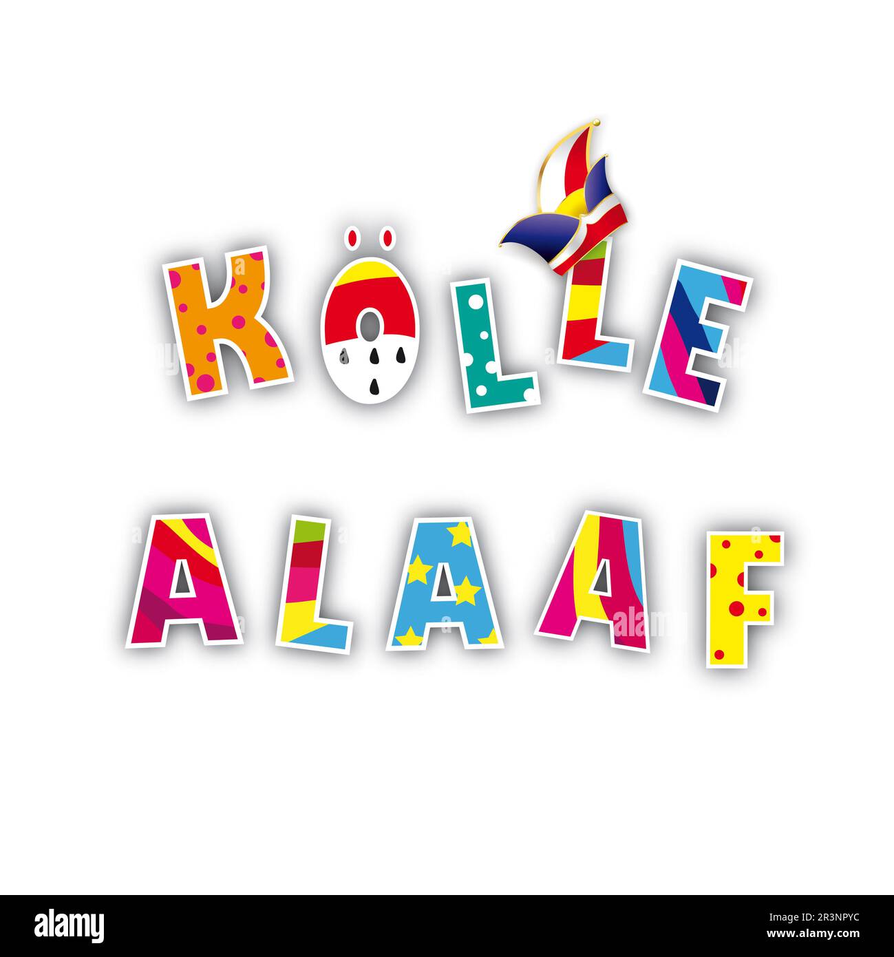 Koelle Alaaf Jesters Cap Stock Photo