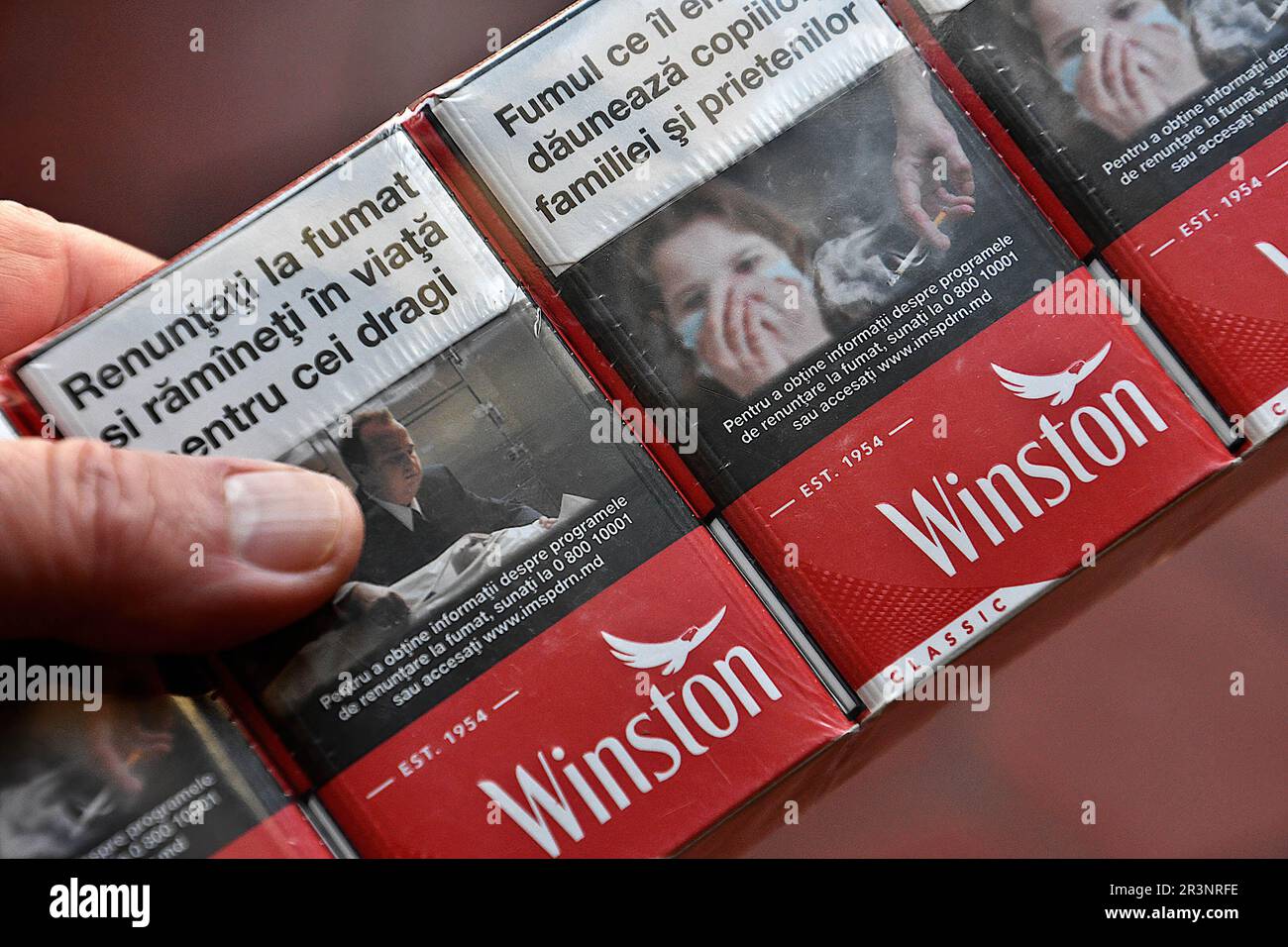 Moldavian cigarettes hi-res stock photography and images