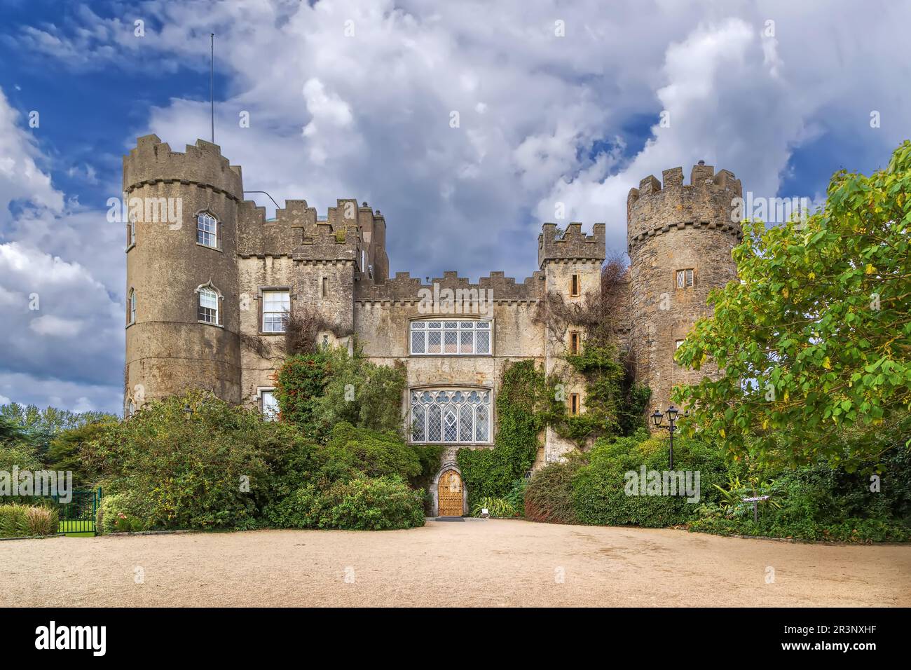 Malahide Castle, Ireland Stock Photo Alamy