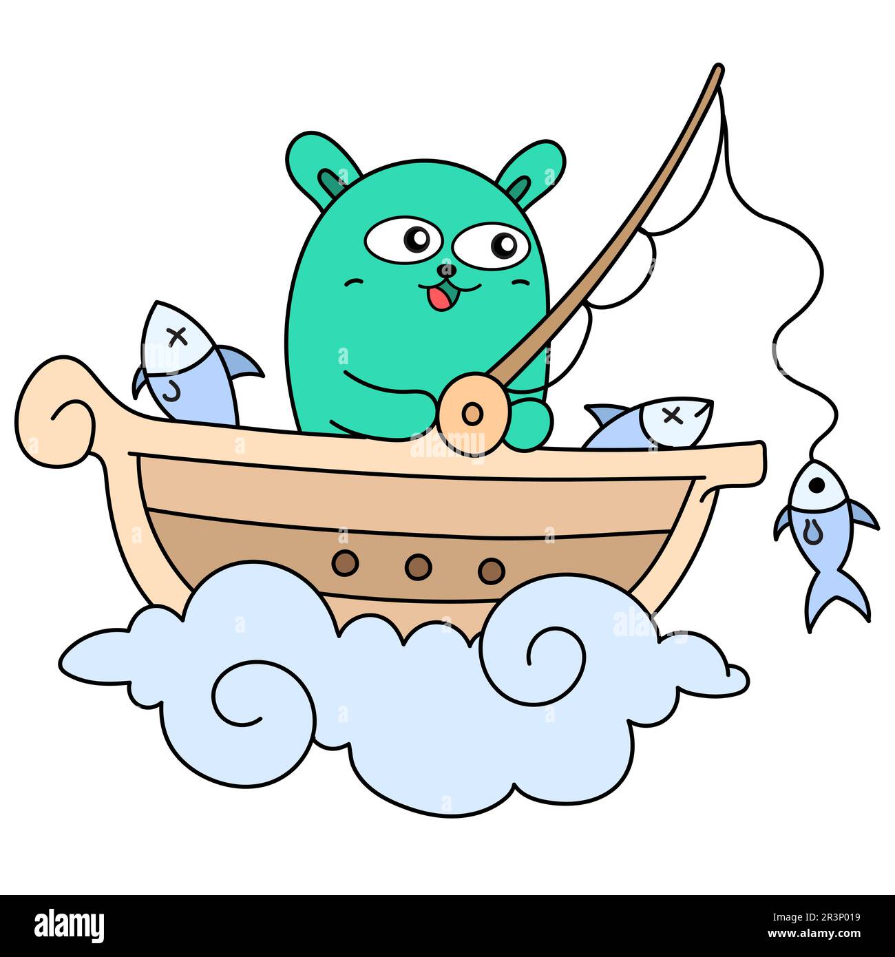 Cute Cartoon Captain Dog On The Ship Stock Illustration - Download Image  Now - Nautical Vessel, Puppy, Adventure - iStock