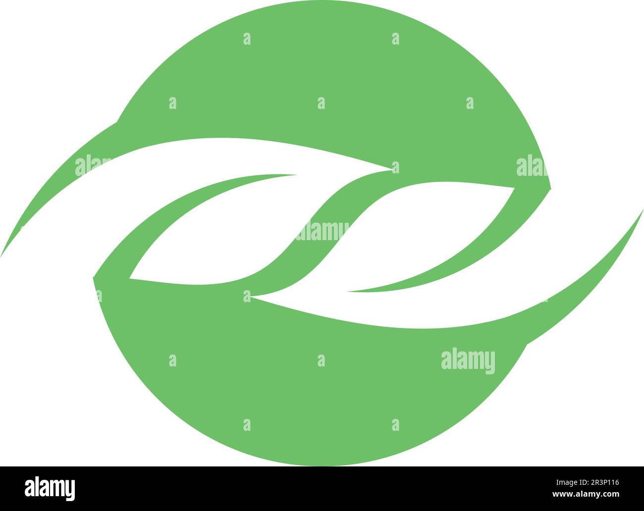 Eco Tree Leaf Logo Template Stock Vector Image & Art - Alamy