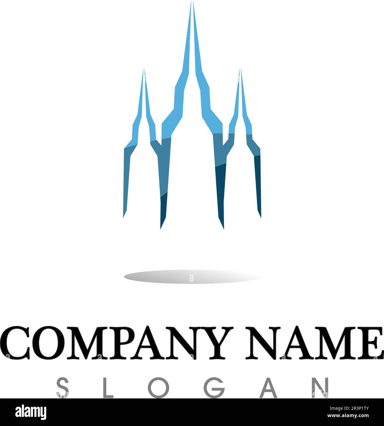 Real estate and home buildings logo icons template Stock Vector Image