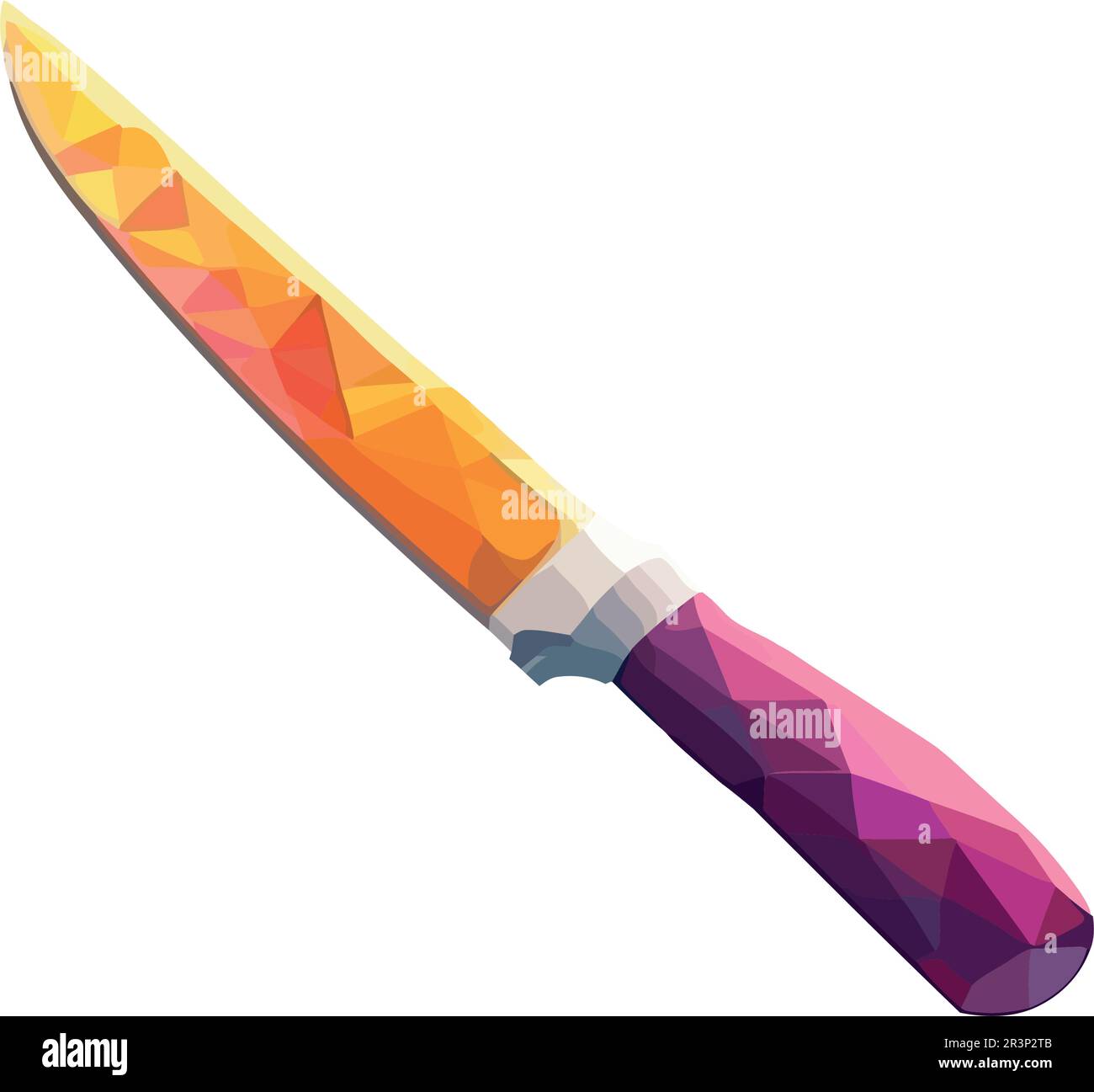 Sharp metallic weapon icon on white backdrop Stock Vector Image & Art ...