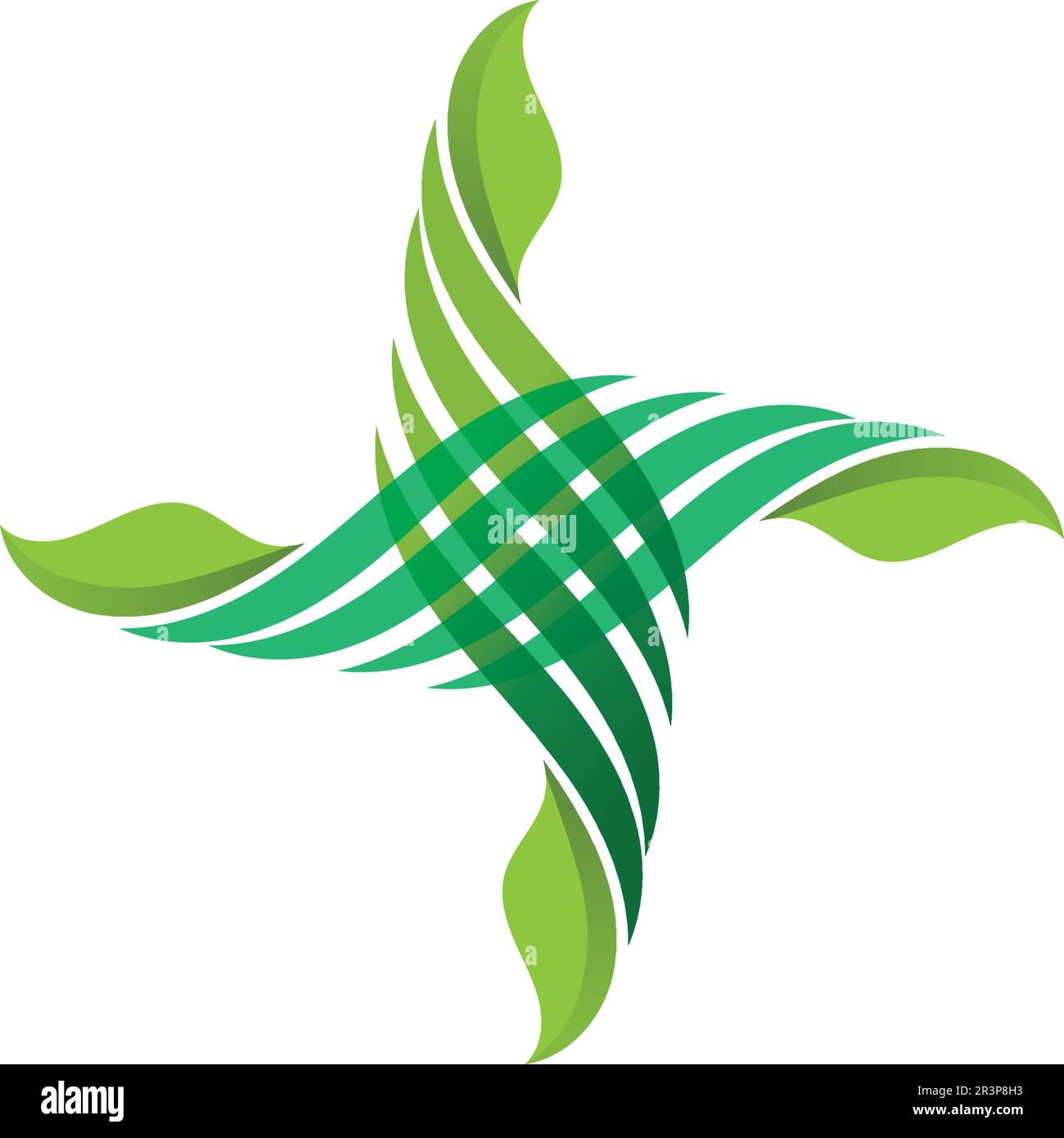 Eco Tree Leaf Logo Template Stock Vector Image & Art - Alamy