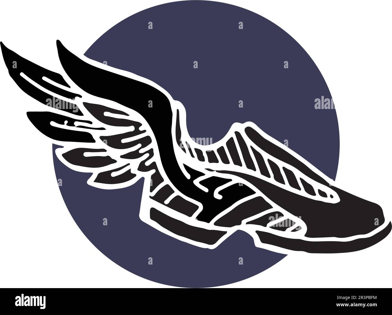 shoes concept sneaker vector design and logo Stock Vector