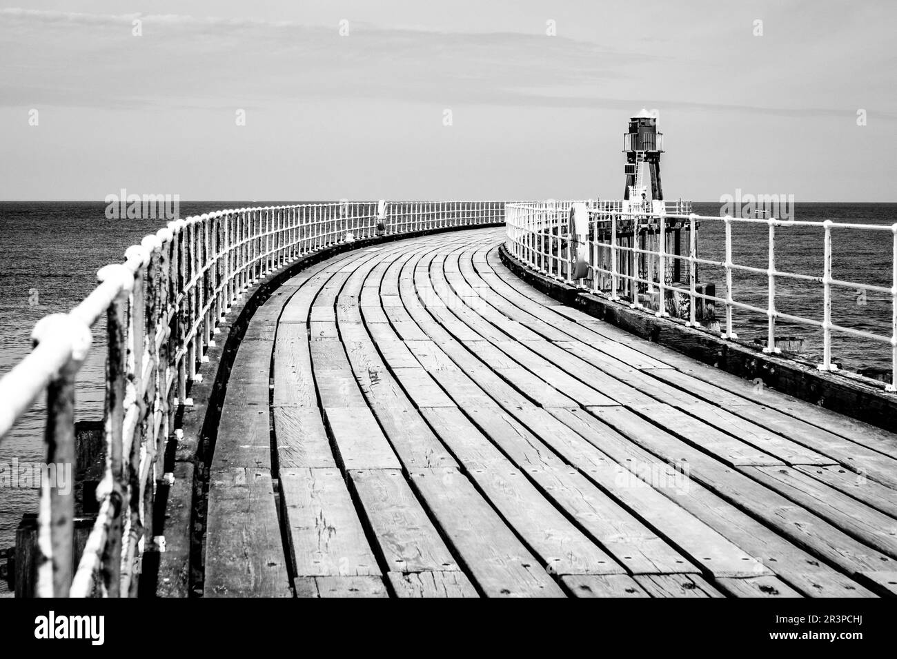 Captain cook monument yorkshire Black and White Stock Photos & Images