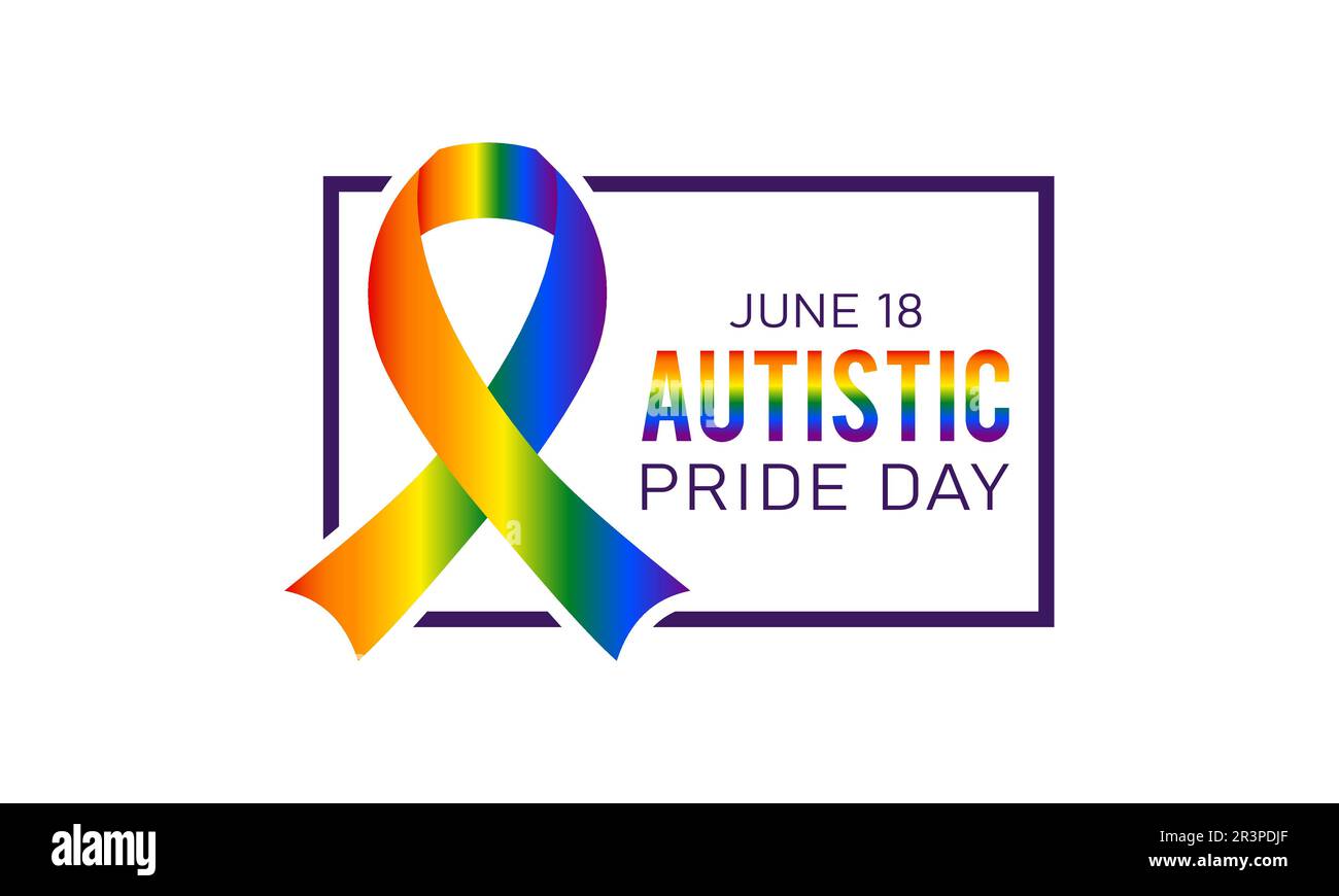 Vector illustration of autistic pride day on 18th june. Autistic pride ...