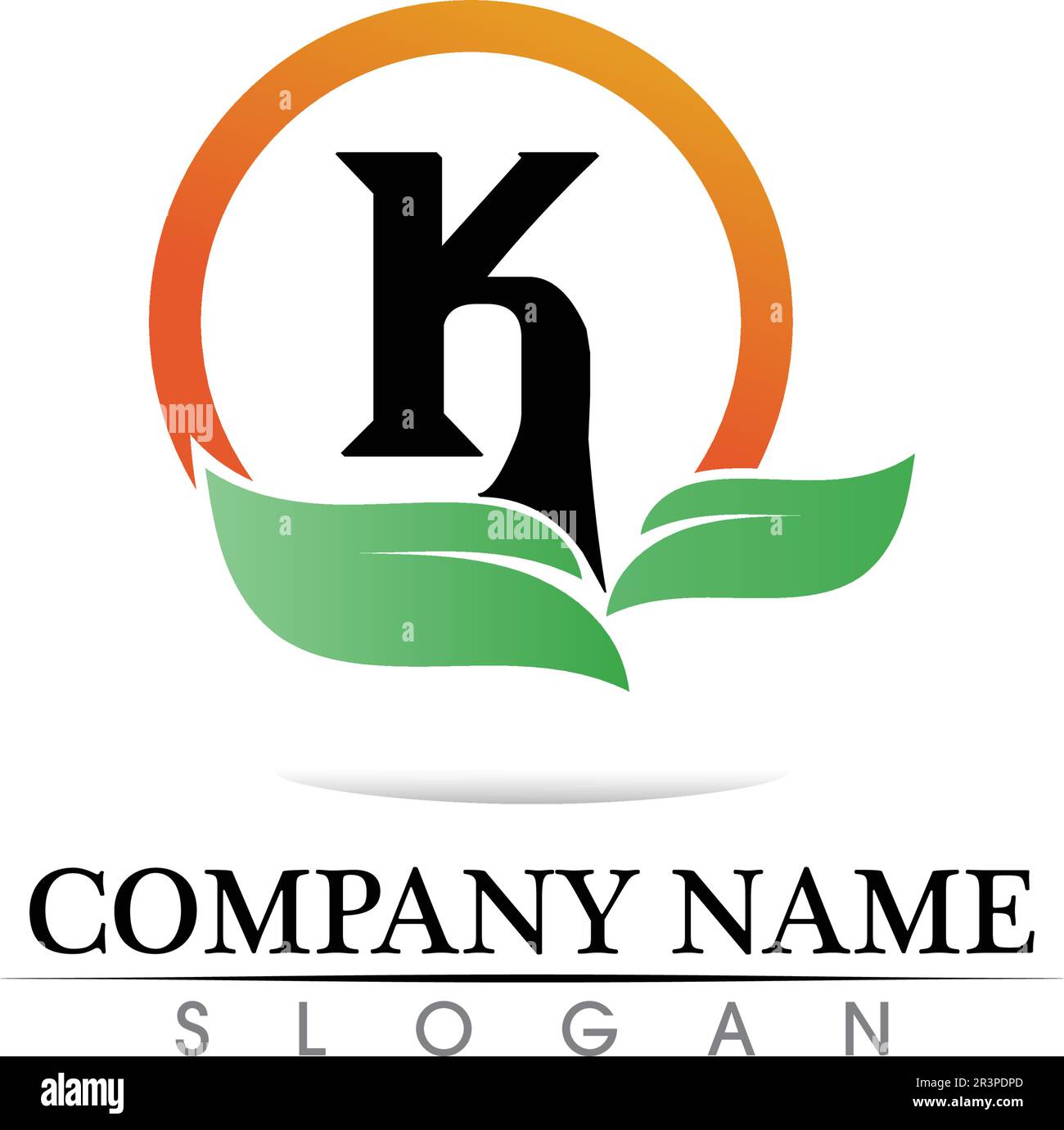 k letter k logo design and vector Stock Vector