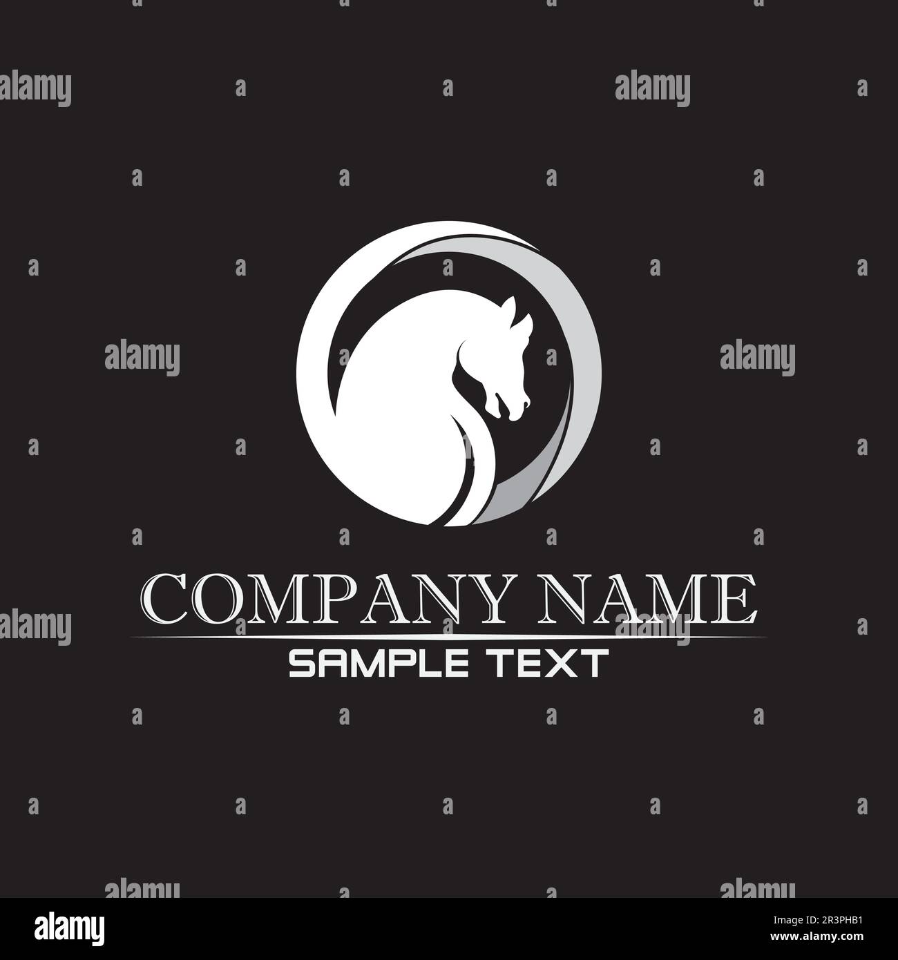 Pegasus Vector Logo Template vector illustration Stock Vector