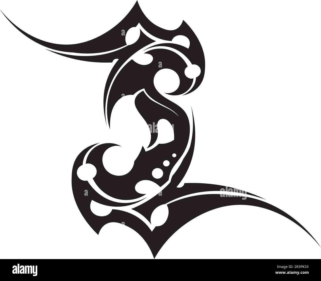 tribal ethnic tattoo icon vector illustration design Stock Vector