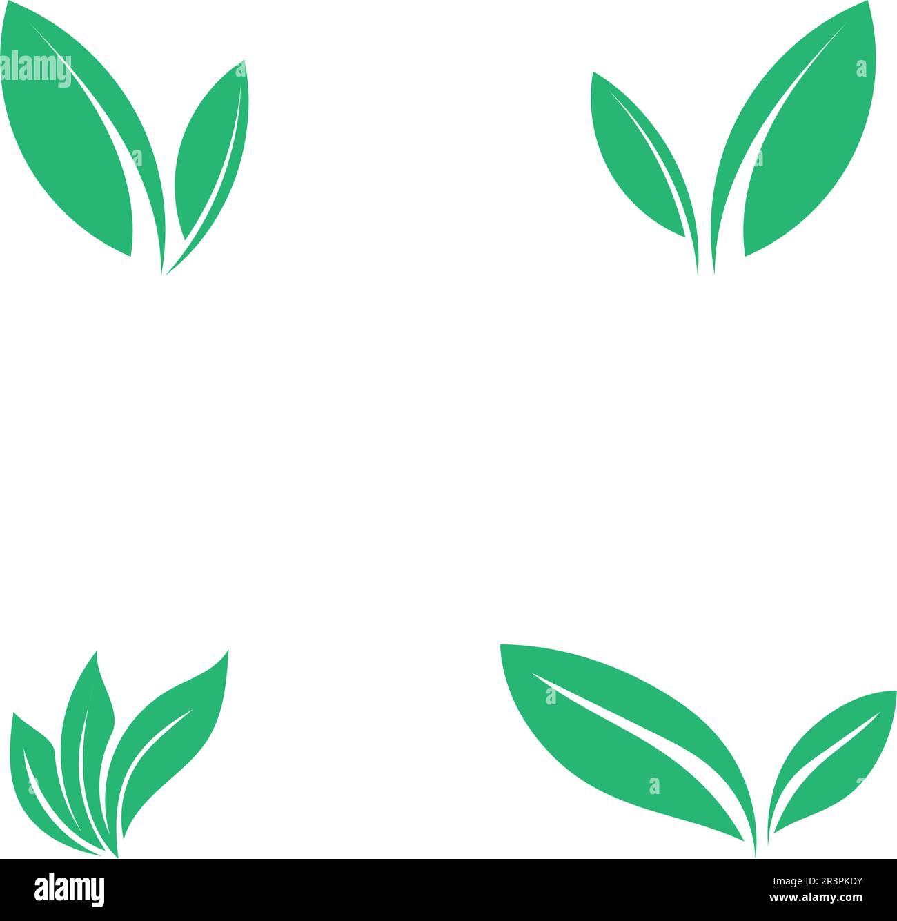 Tree leaf vector logo design eco friendly concept Stock Vector Image ...