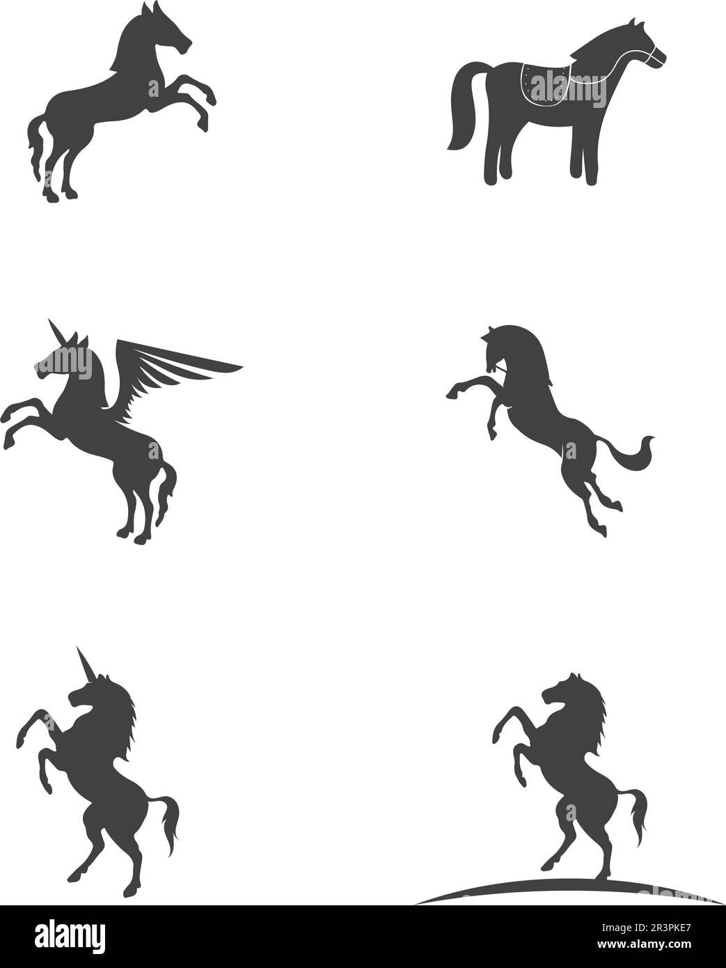 Pegasus Vector Logo Template vector illustration Stock Vector