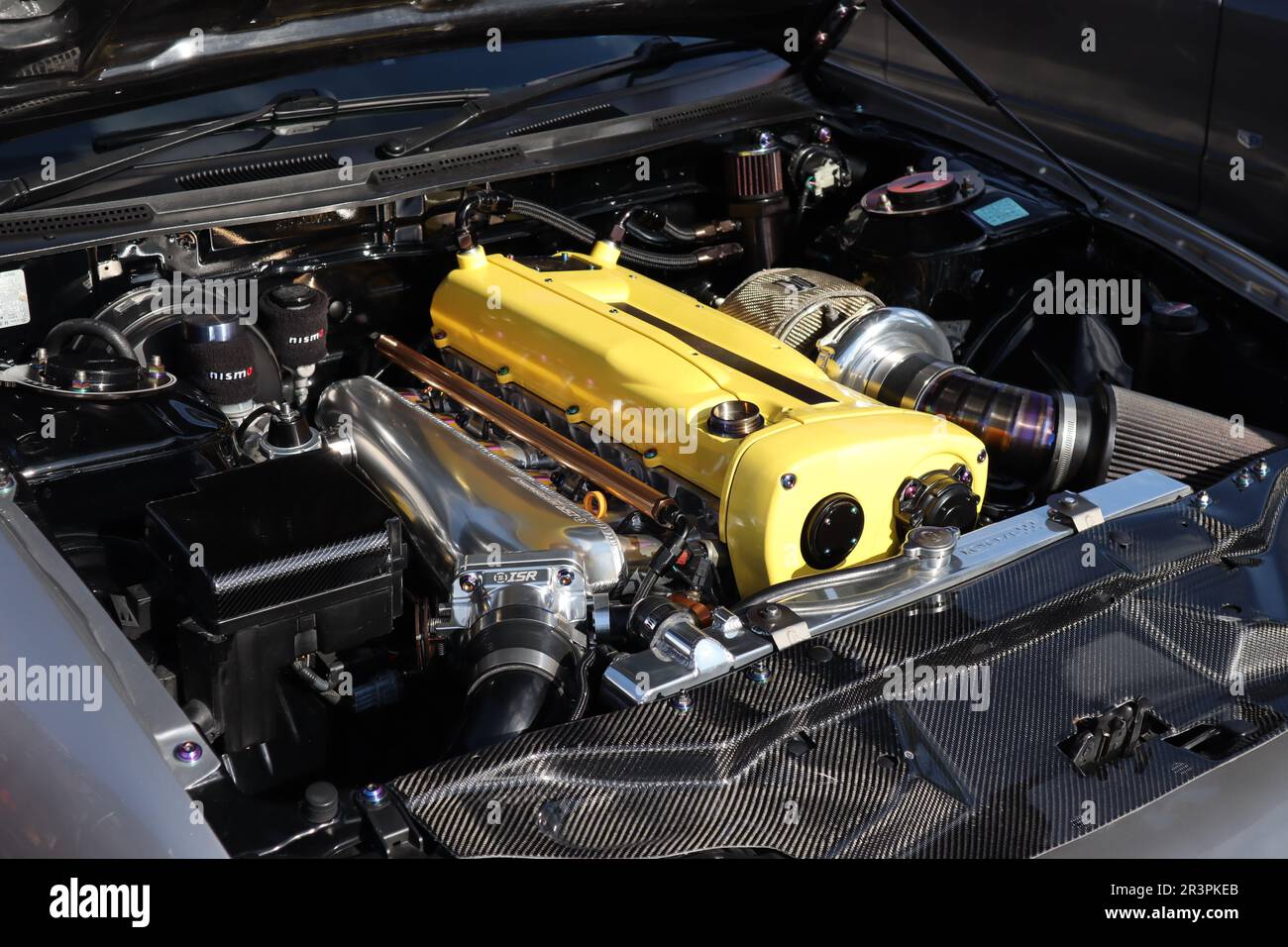 Nissan Engine Stock Photo