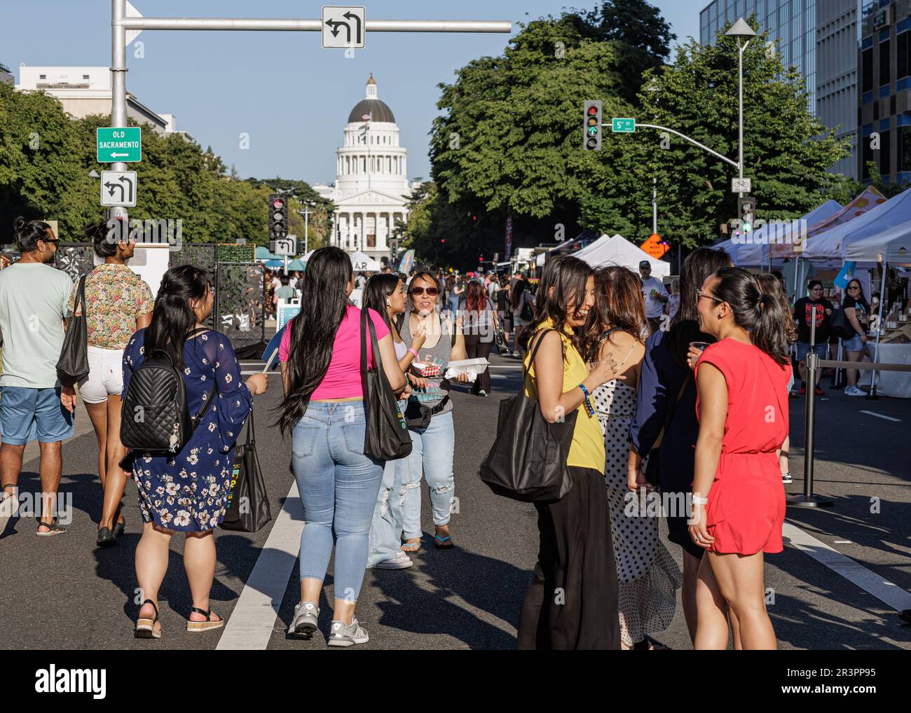 Sacramento, United States. 20th May, 2023. Californians Enjoy AAPI Night Market At Sacramento State Capitol As Part Of Asian American Pacific Islander Heritage Month Festivities Held In May. (Photo by Penny Collins/NurPhoto) Credit: NurPhoto SRL/Alamy Live News Stock Photo