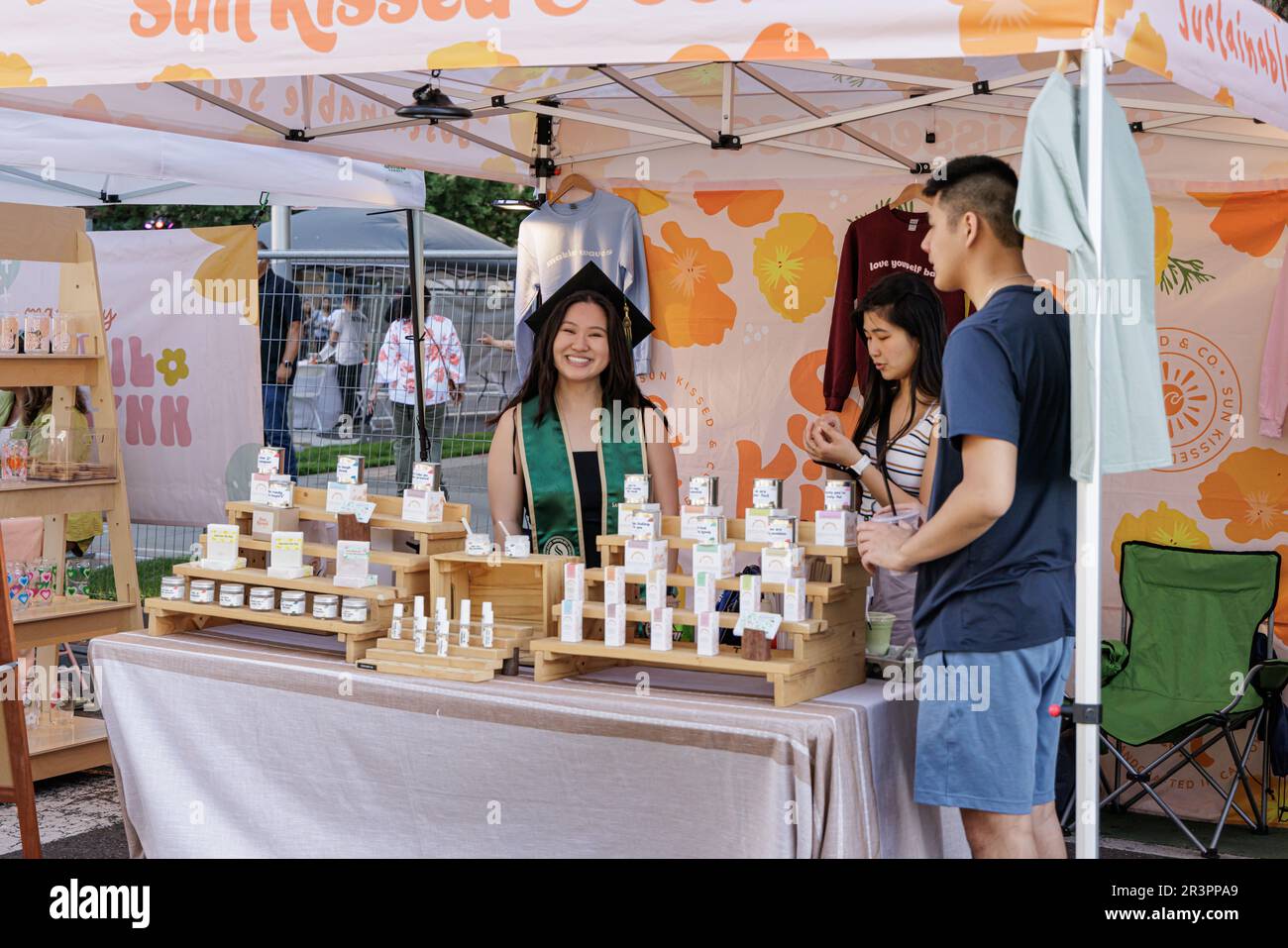 Sacramento, United States. 19th May, 2023. Californians Enjoy AAPI Night Market At Sacramento State Capitol As Part Of Asian American Pacific Islander Heritage Month Festivities Held In May. (Photo by Penny Collins/NurPhoto) Credit: NurPhoto SRL/Alamy Live News Stock Photo
