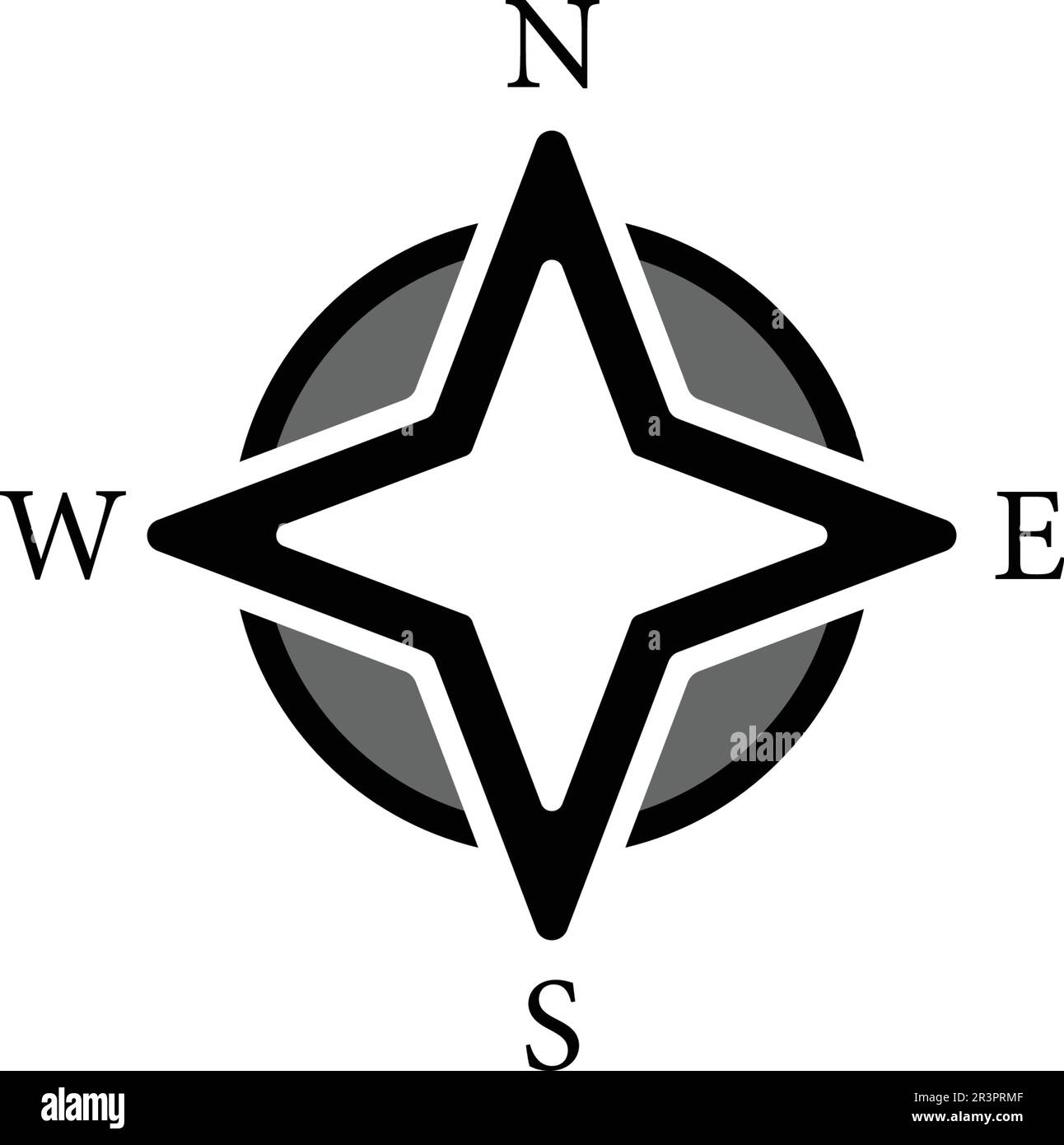 Vector Compass Signs And Symbols Logo Stock Vector Image Art Alamy 25-currency-symbols-countries-and-their-name-vector-image-49-off