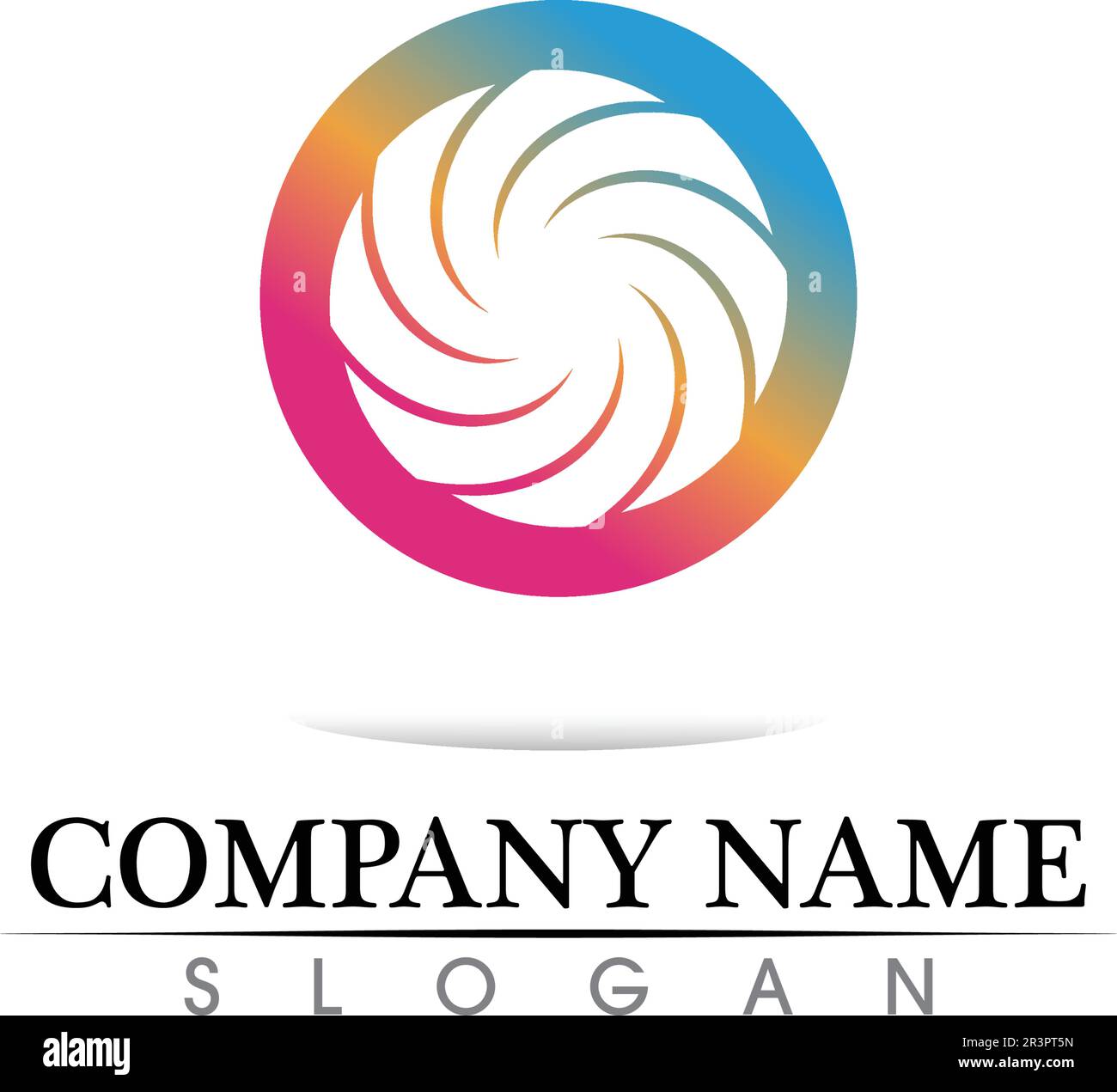 Technology circle logo and symbols Vector Stock Vector Image & Art - Alamy